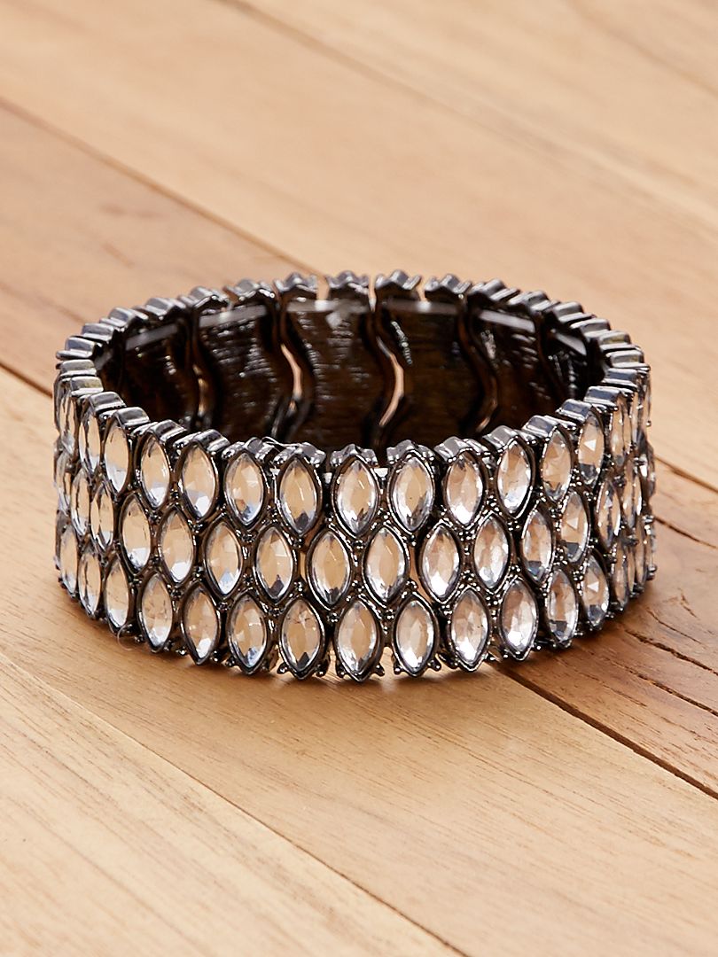Un élégant bracelet Kiabi à seulement 5.00€ ! Découvrez ce superbe bijou à strass en argent !
