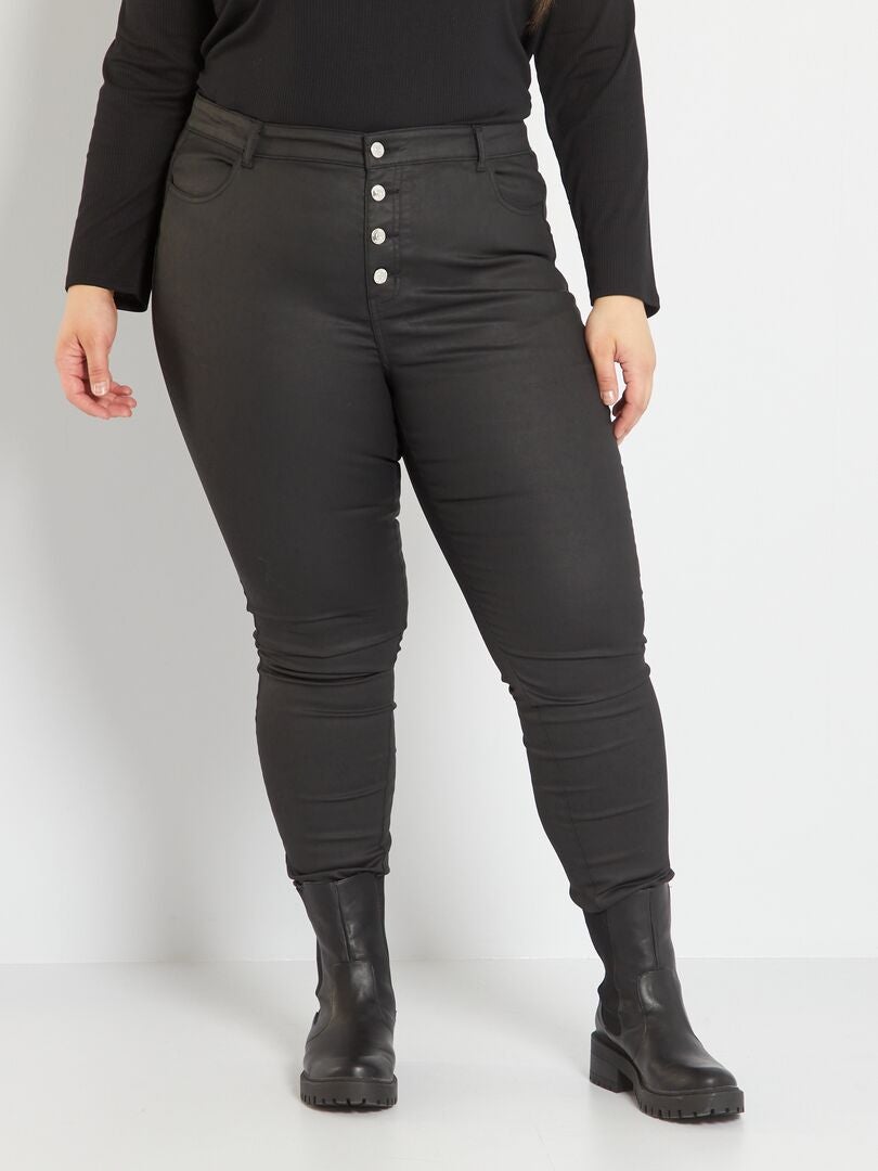 Miinto Femme Vêtements Pantalons & Jeans Pantalons Pantalons Slim & Skinny Femme Taille: 36 FR Slim Trousers Noir 