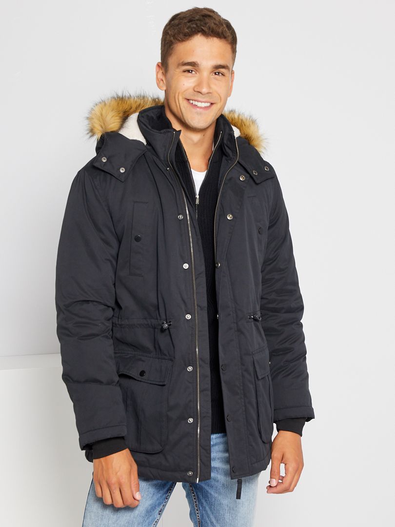 parka homme doublure sherpa