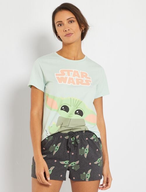 Disney Pyjama court en coton pour homme Star Wars