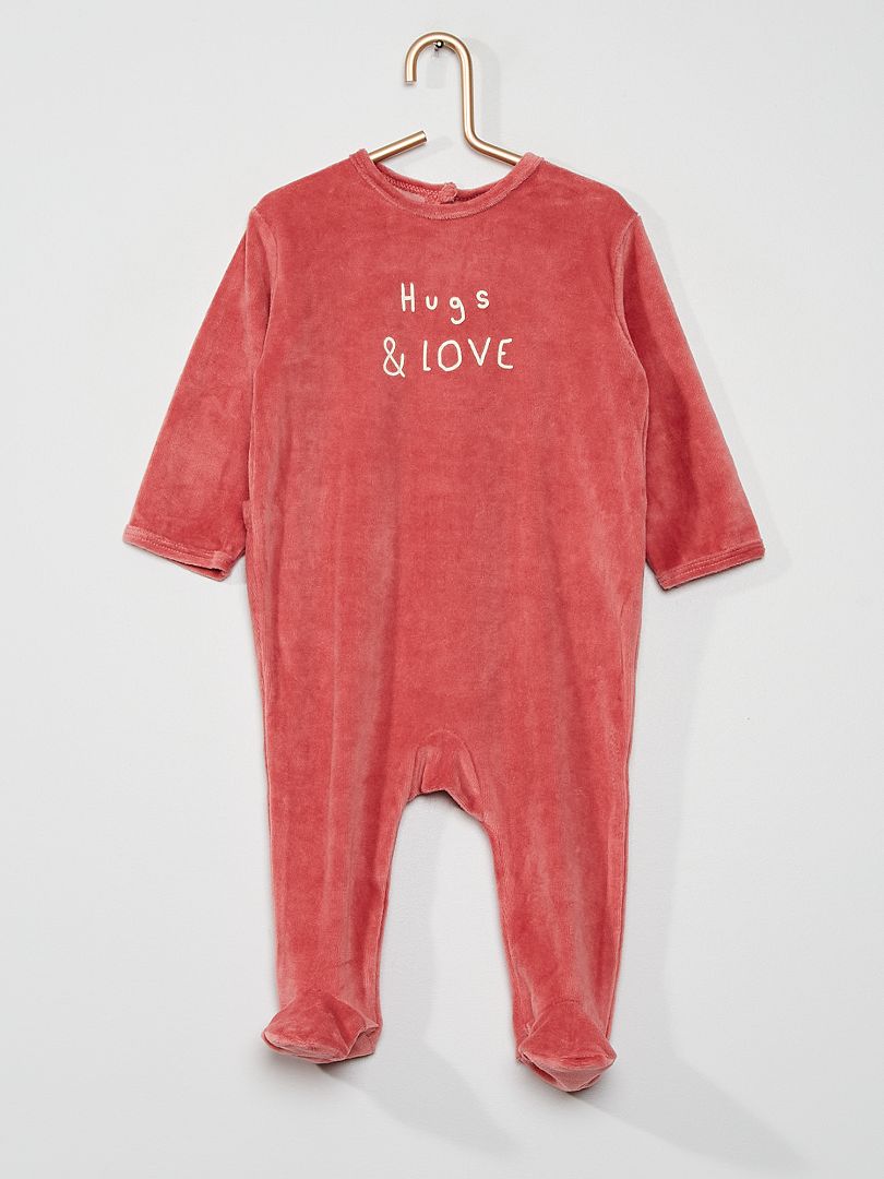 Salopette bébé en velours rouge T 12 mois Vêtements Vêtements enfant unisexe Vêtements unisexe pour bébés Pantalons 