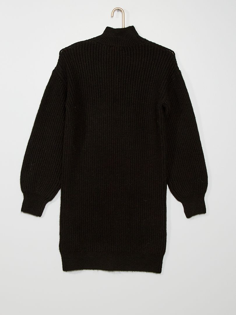 Robe pull en maille fine avec logo tricoté De Bijenkorf Fille Vêtements Robes Pulls 
