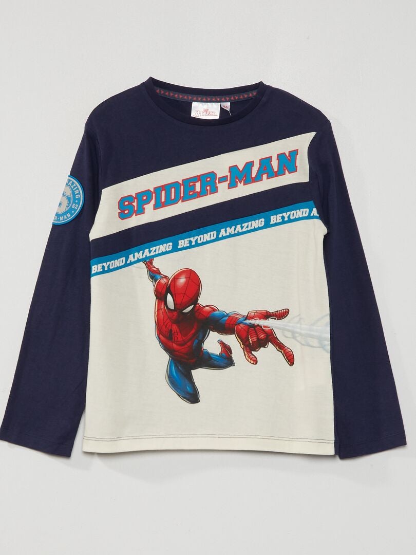 Peignoir Spiderman Marvel Spiderman Peignoir pour Garçon Tailles 3 à 8 Ans Peignoir de Bain Garçon Robe de Chambre Garçon Conception Super-Héros 3D 