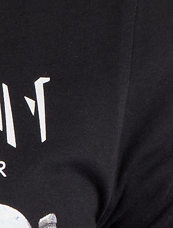 Noir Star Wars-Logo Caractères-garçon-T-Shirt 