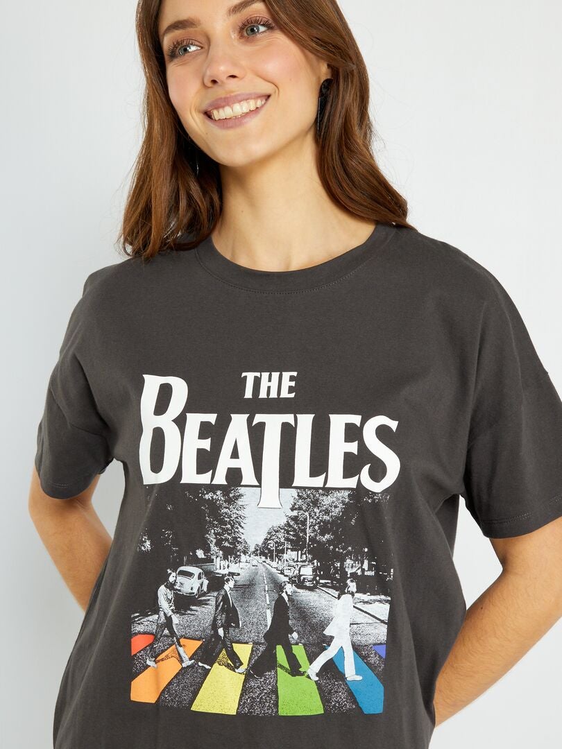 T-shirt 'The Beatles' en jersey - Gris - Kiabi €