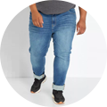 Jeans Grande Taille Homme