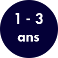 1 - 3 ans