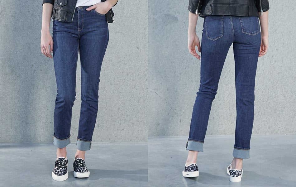 Jean regular, straight ou droit pour femme