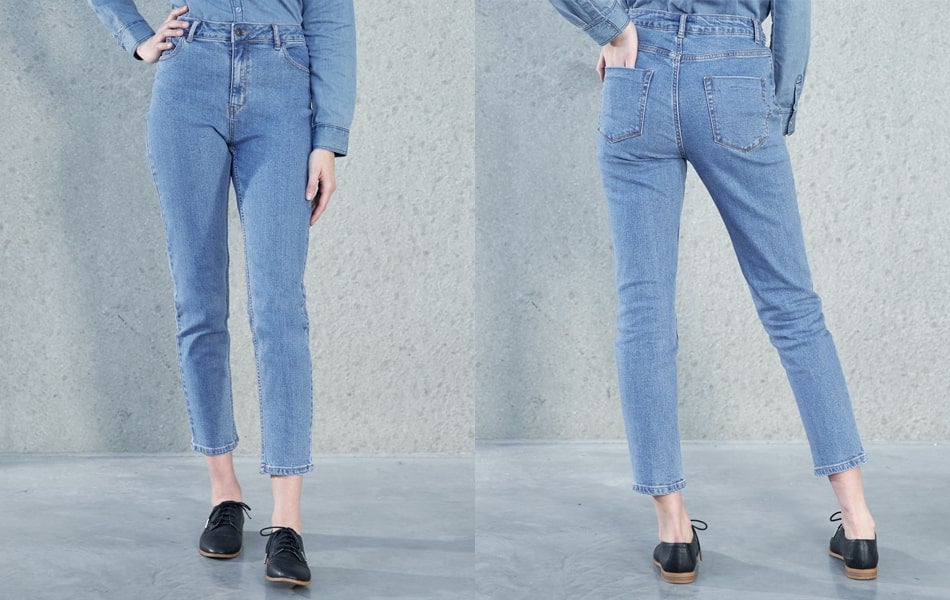 Mom jean ou girlfriend pour femme