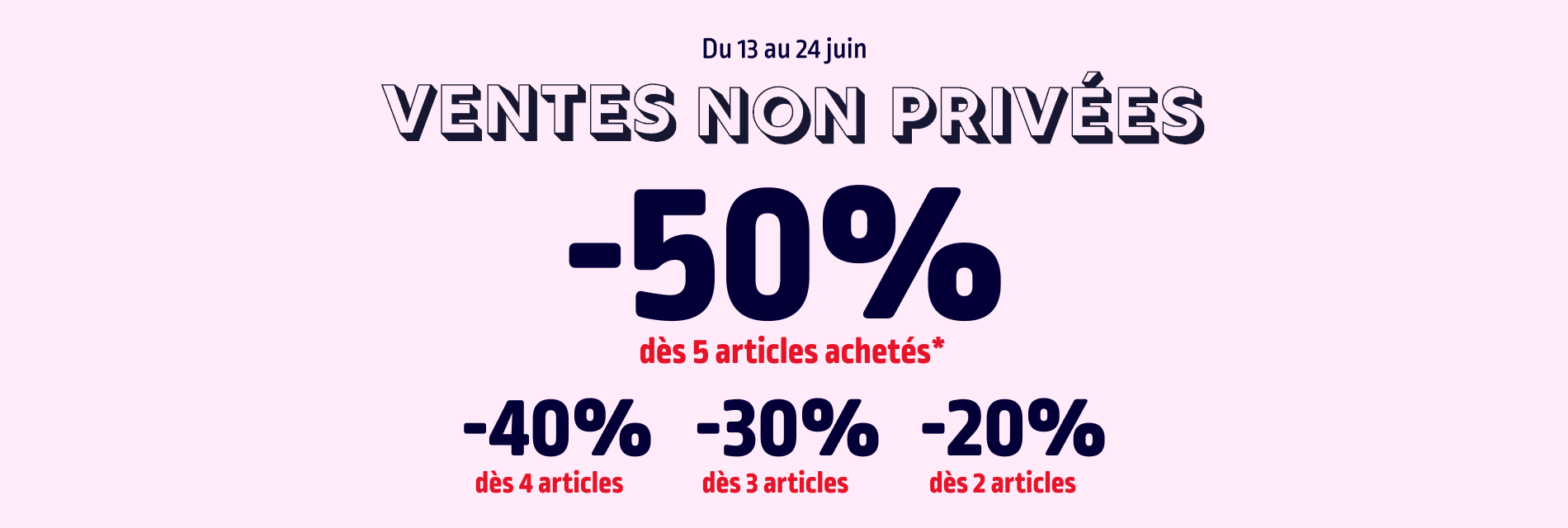 Ventes non privées