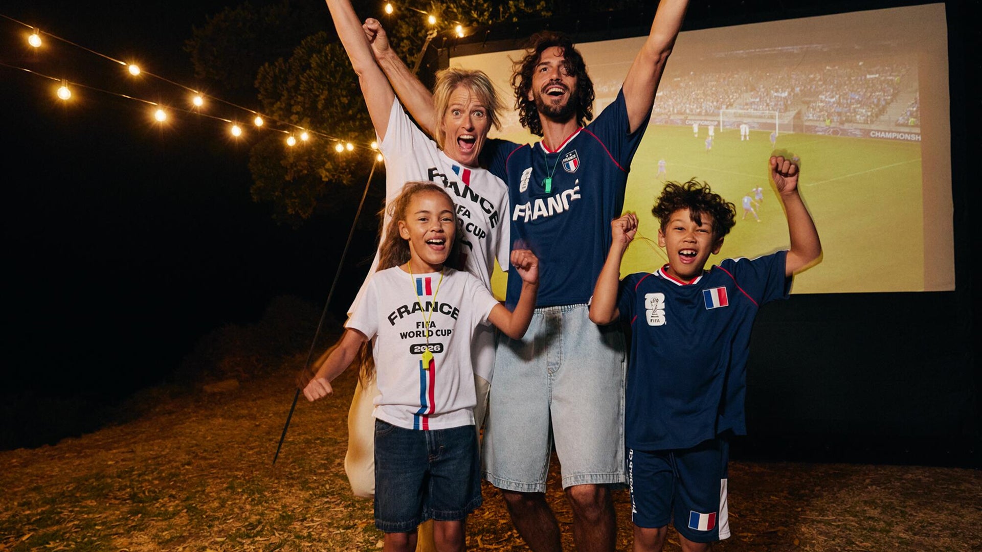 Le match ça se vit aussi en famille 