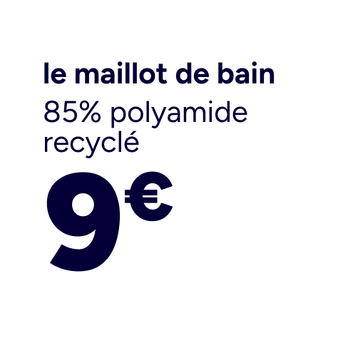 Le maillot de bain 9€