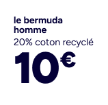 le bermuda homme 10€